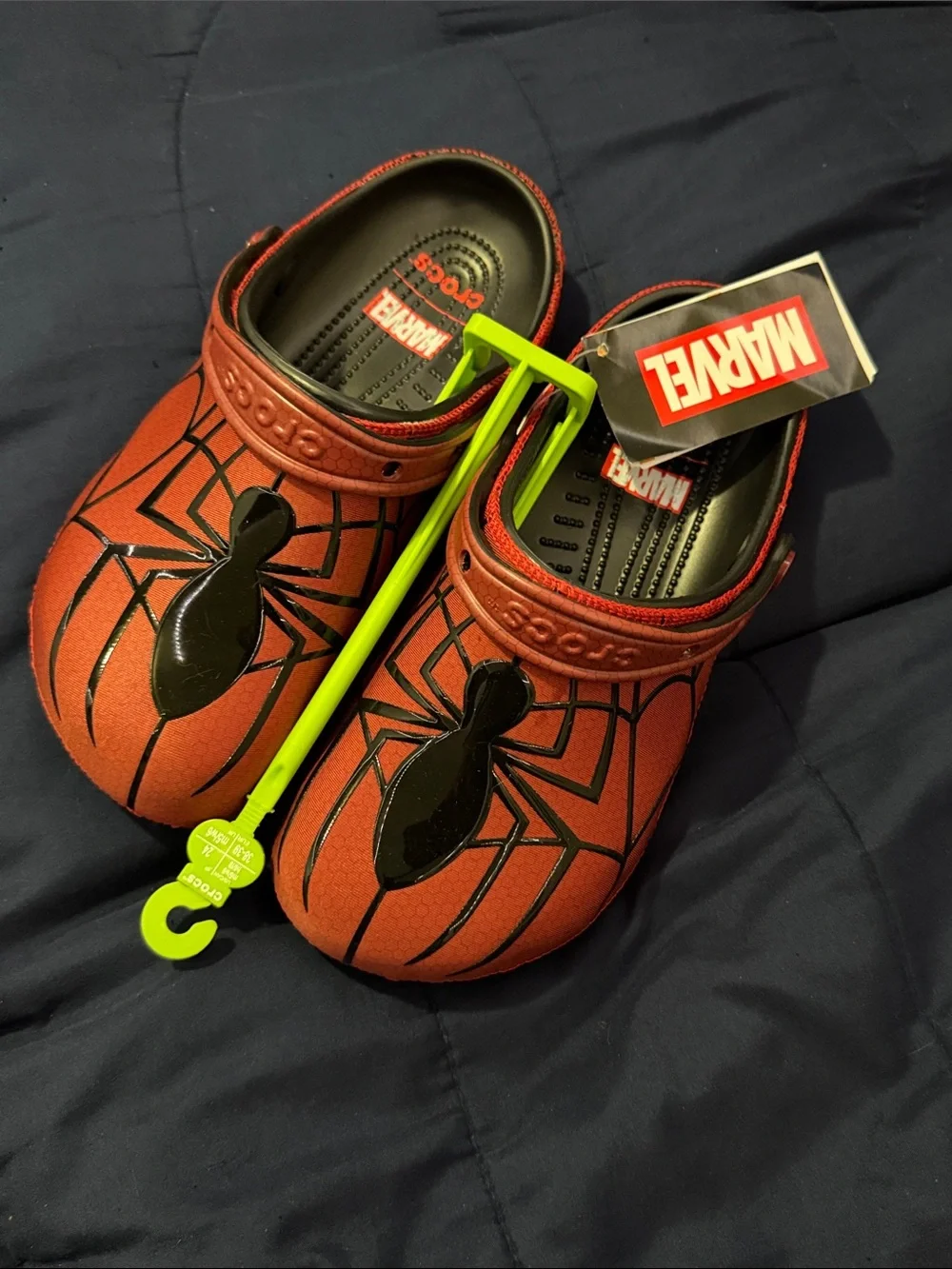 Marvel Kids Red Spider-Man Slip-On Clogs